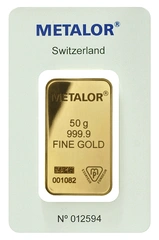 50g Gold Bars