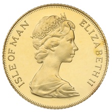 1979 Proof Isle of Man Gold Half Sovereign Elizabeth II Decimal Portrait