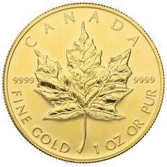 2001 Canadian Maple Leaf Gold Coin 1oz