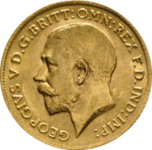 1911 Gold Half Sovereign - King George V - London