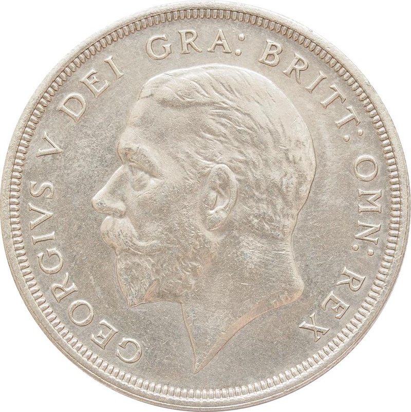 1933 Silver Crown Coin George V