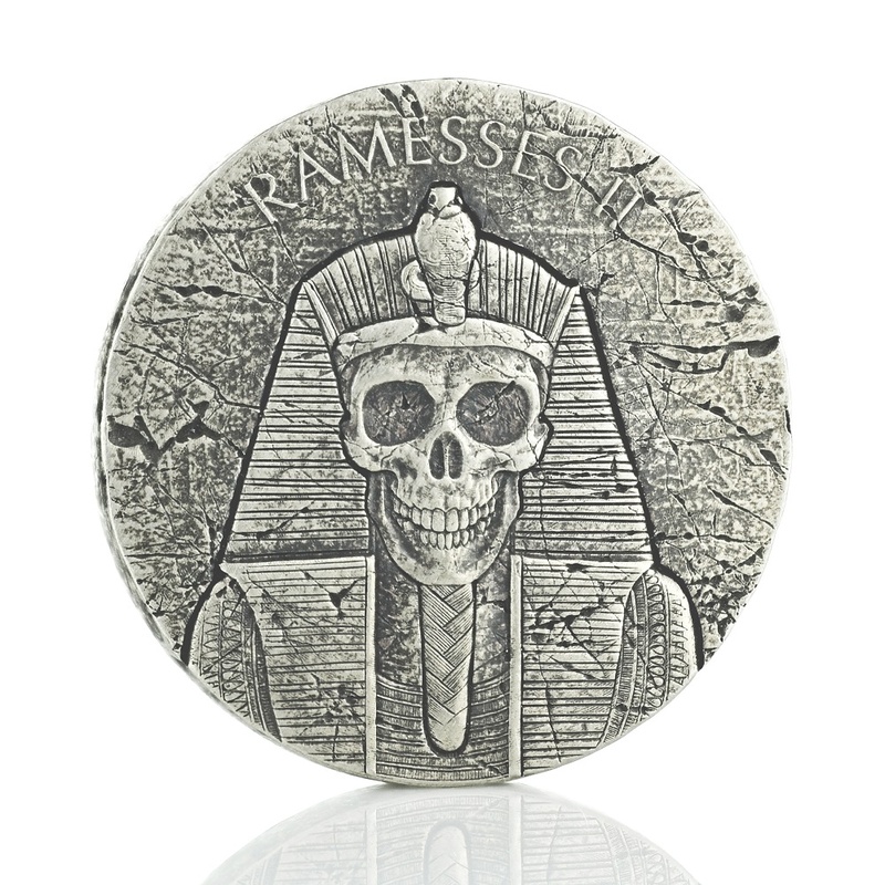 Egyptian Relics Pharaoh Ramesses II After Life Silver Coin 2oz