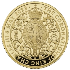 2023 2oz Gold Coronation of King Charles III Proof Coin Boxed