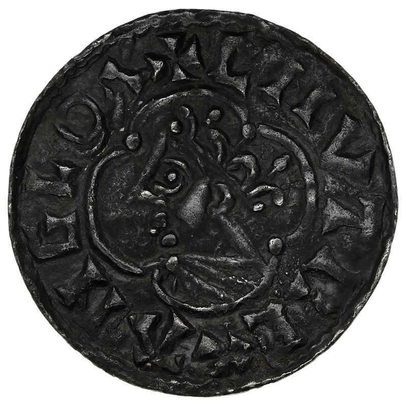 1016-1035 Cnut Hammered Silver Penny Quatrefoil type Maldon Aefwine