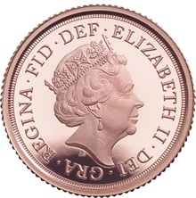 2018 Proof Gold Half Sovereign Boxed