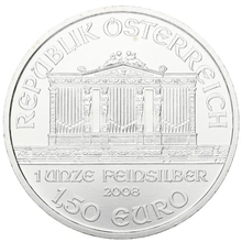 2008 Austrian Philharmonic Silver Coin 1oz
