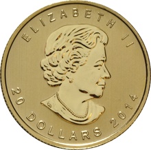 1/2oz Canadian Maple Leaf Gold Coin Best Value