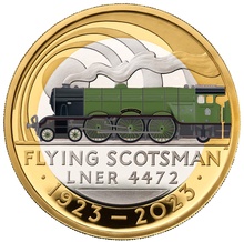 2023 £2 Proof 100th Anniversary of the Flying Scotsman Silver Coin Colour Boxed