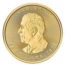 2026 Canadian Maple Leaf Gold Coin 1oz