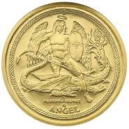 2012 Proof Isle of Man Angel Gold Coin 1/4oz
