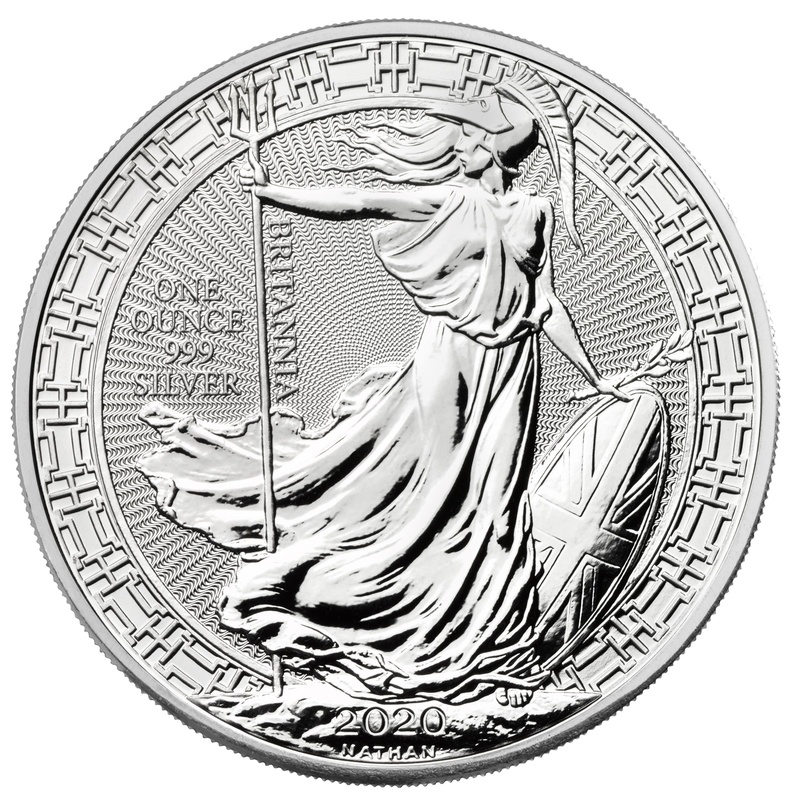 2020 1oz Silver Britannia (Oriental Border) Coin