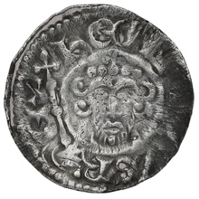 1199-1216 King John Silver Penny Hammered Rauf on London