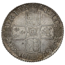 1708 Silver Sixpence Coin Queen Anne