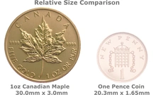 2015 Canadian Maple Leaf Gold Coin 1oz