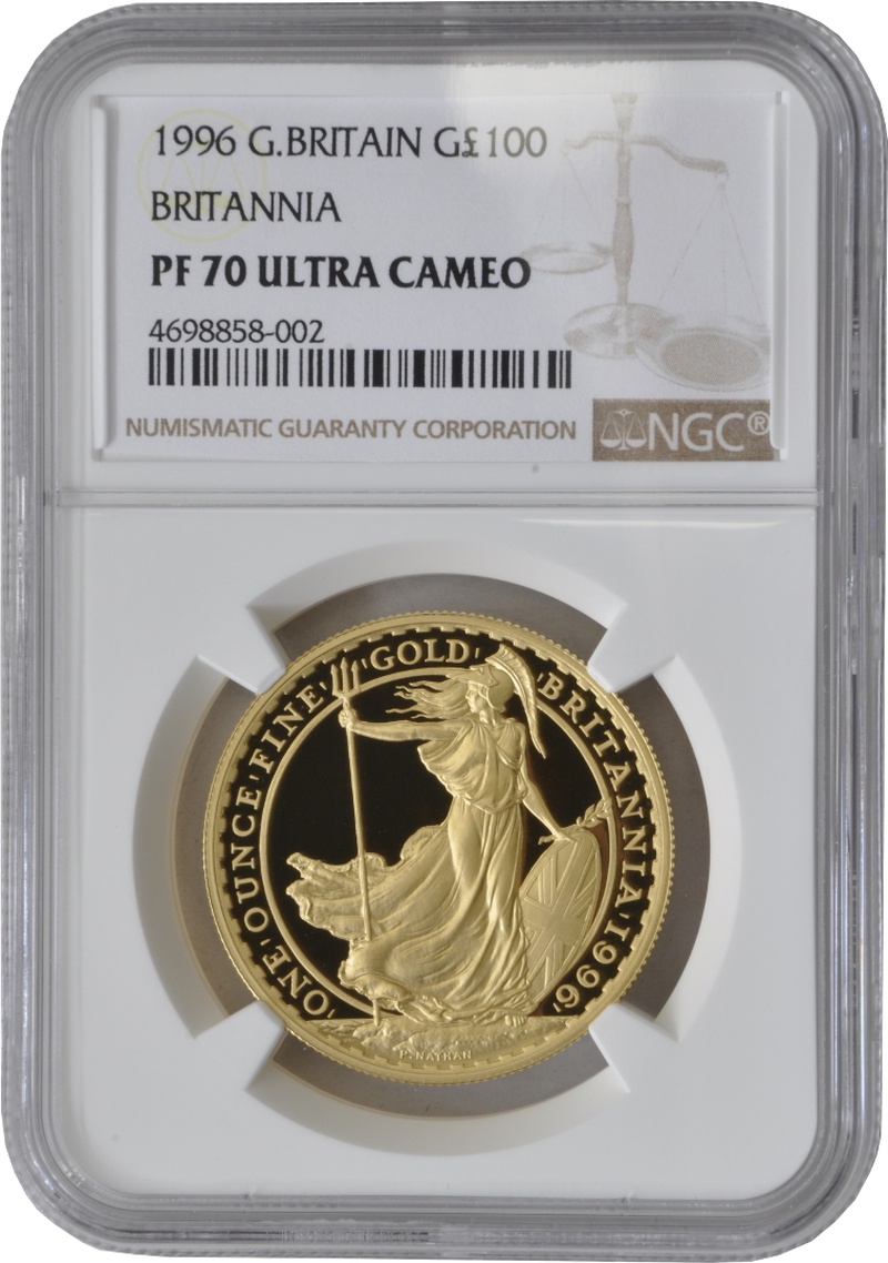 1996 Proof Gold Britannia Coin 1oz NGC PF70