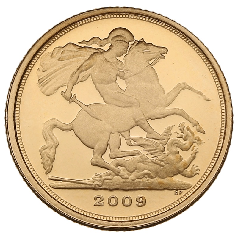 2009 Proof Gold Quarter Sovereign