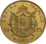 French 50 Francs Gold
