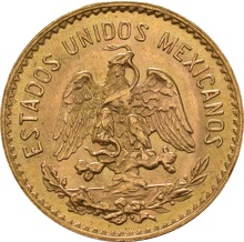Mexican Cinco 5 Pesos Gold Coin