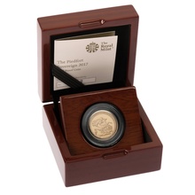 2017 Gold Proof PIEDFORT Sovereign - Elizabeth II 5th Head Boxed