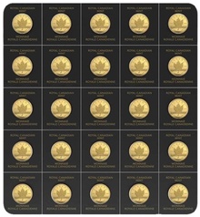 2022 MapleGram 25 x 1 Gram Gold Coins