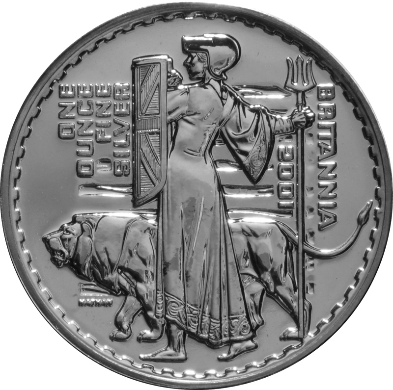 2001 1oz Silver Britannia Coin