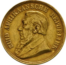 1894 1 Pond Gold Coin South Africa
