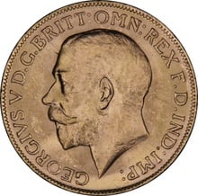 1924 Gold Sovereign Coin George V Melbourne NGC MS63+