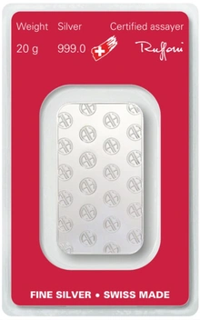 20g Silver Bar Argor-Heraeus