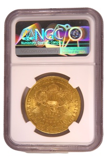 1906 $20 Gold Coin Double Eagle Liberty Head Denver NGC MS62