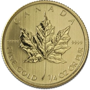 2016 1/4oz Canadian Maple Leaf Gold Coin