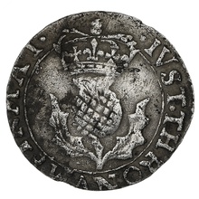 1625-49 Scottish Charles I Hammered Silver Twenty Pence