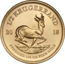 2018 1/2oz Krugerrand Gold Coin