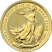 2019 1/2oz Gold Britannia Coin