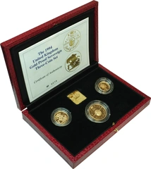 1994 Proof Gold Sovereign 3 Coin Set Boxed