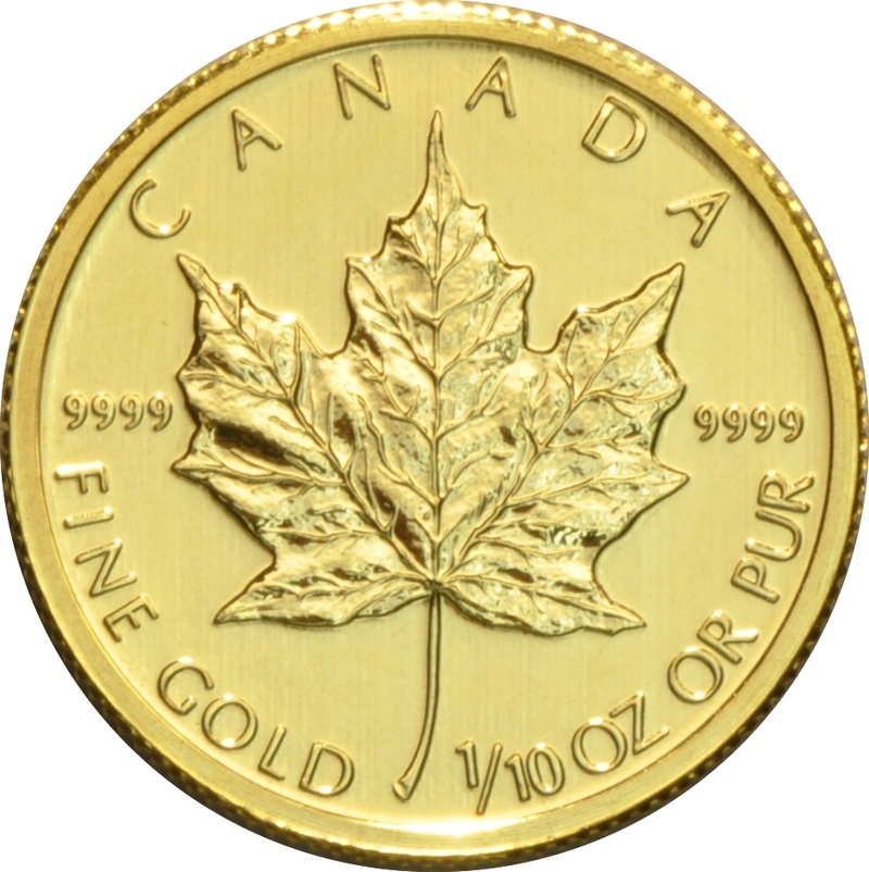 2010 1/10oz Canadian Maple Leaf Gold Coin