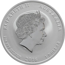 2016 Year of the Monkey Silver Coin 1oz Perth Mint Australian Lunar Series