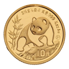 1990 1/10oz Chinese Panda Gold Coin