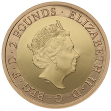 2018 Proof £2 Gold Coin RAF Centenary Vulcan Boxed