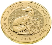 2025 Greyhound of Richmond - Tudor Beasts 1oz Gold Coin