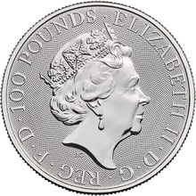2020 1oz Falcon of the Plantagenets Platinum Coin Queen's Beasts