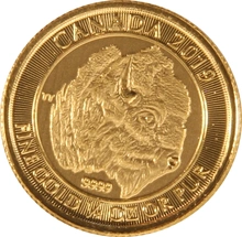 2019 1/4oz Canadian Buffalo Gold Coin