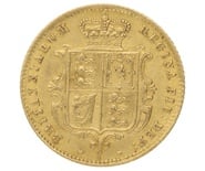 1869 Gold Half Sovereign 