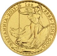 2015 Gold Britannia Coin 1oz Uniface Obverse Mint Error NGC MS66