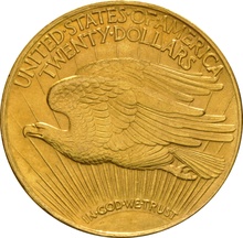 1914 $20 Gold Coin Double Eagle St Gaudens Head San Francisco