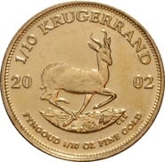 2002 1/10oz Krugerrand Gold Coin