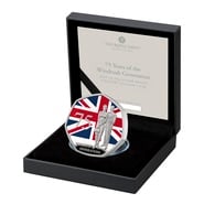 2023 75 Years of the Windrush Generation Fifty Pence Proof Piedfort Colour Silver Coin Boxed