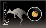2024 0.5g Australian Mini Roo Proof Gold Coin