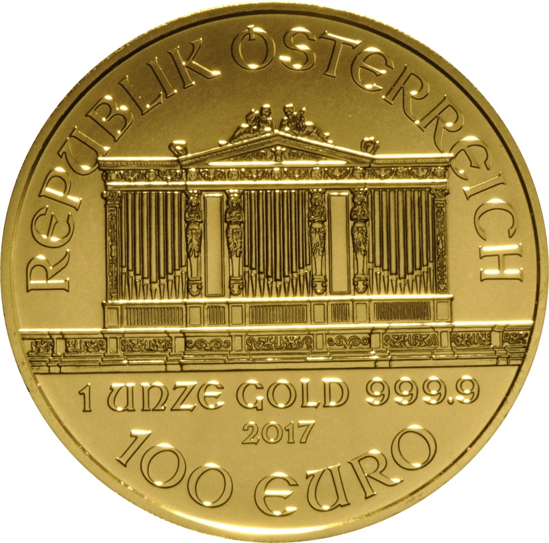 2017 Austrian Gold Philharmonic Coin 1oz