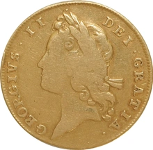 1731 Gold Guinea Coin George II