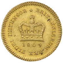 1809 1/3 Guinea Gold Coin George III